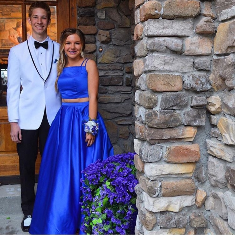 Sherri Hill Royal Blue Ballgown - Picture 1 of 1